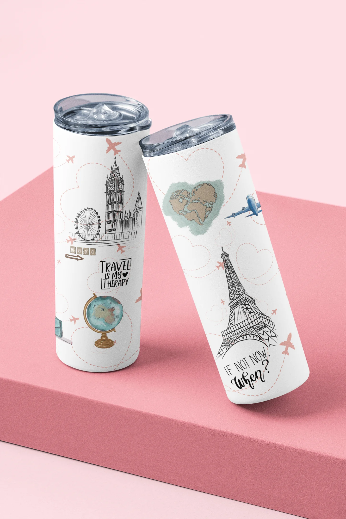 Catch flights not feelings Tumbler