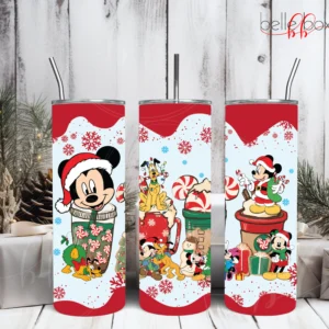 Disney Red Christmas Tumbler