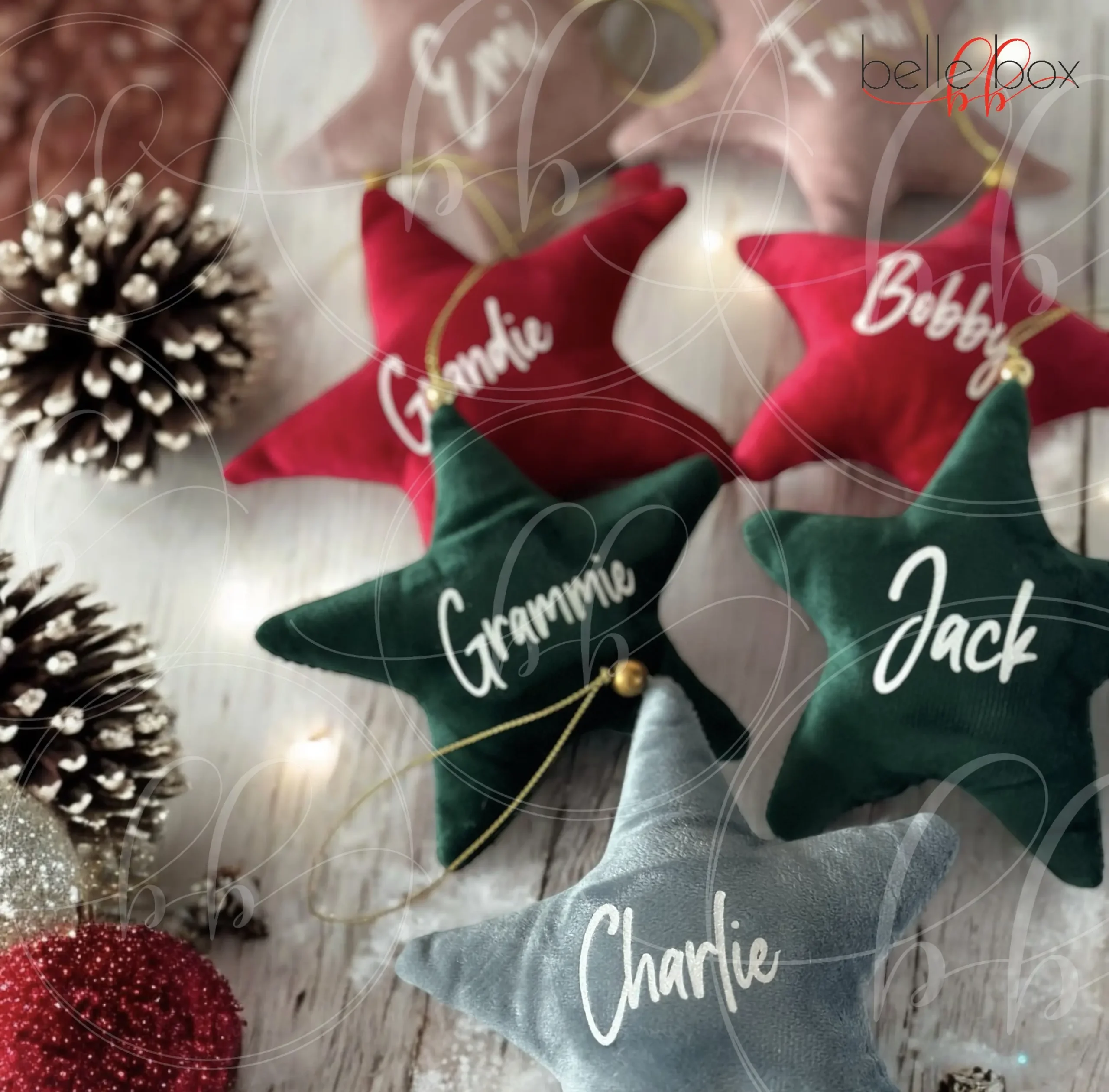 Christmas Star Plus customized with name